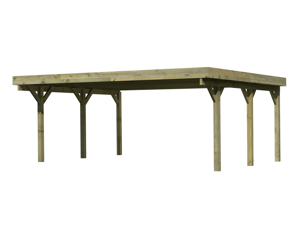 Karibu CLASSIC Doppel Carport 1
