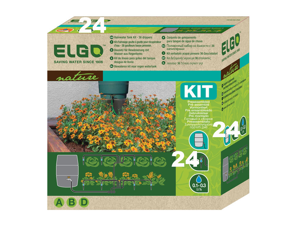 Elgo Regentonnenset 24 Tropfer