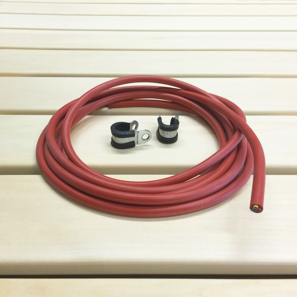 Silikonkabel dreiadrig 1,5 mm² für Leuchte