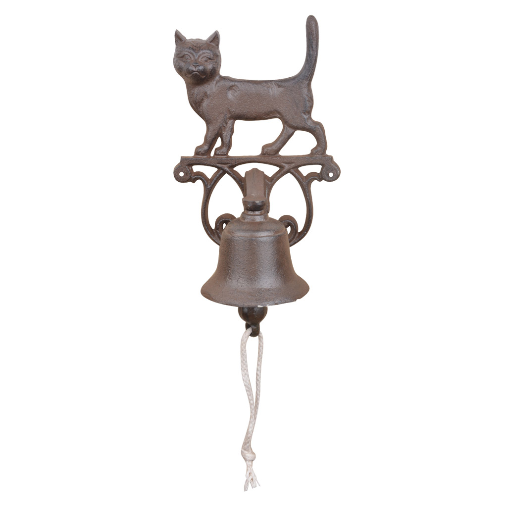 nostalgischer Türglocke Katze