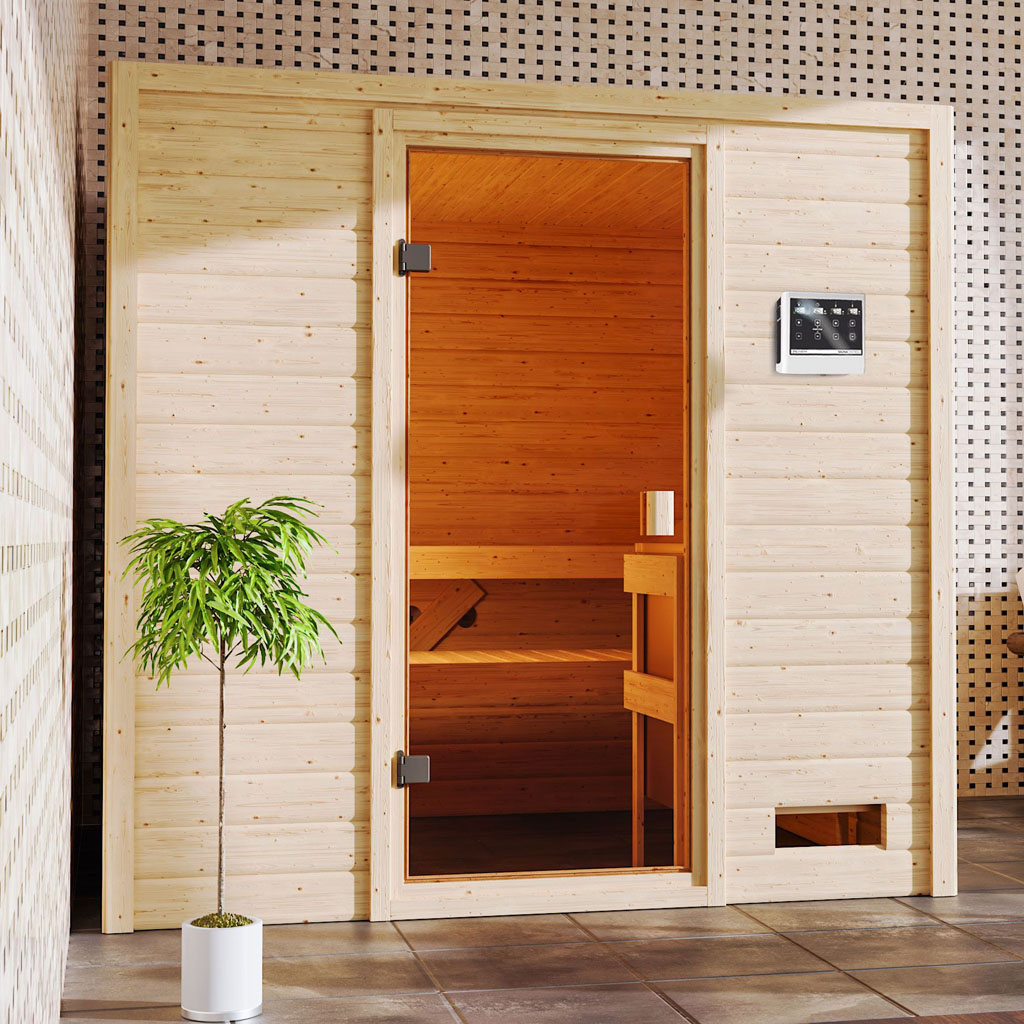 Woodgarden 38 mm Massiv Sauna Adelina
