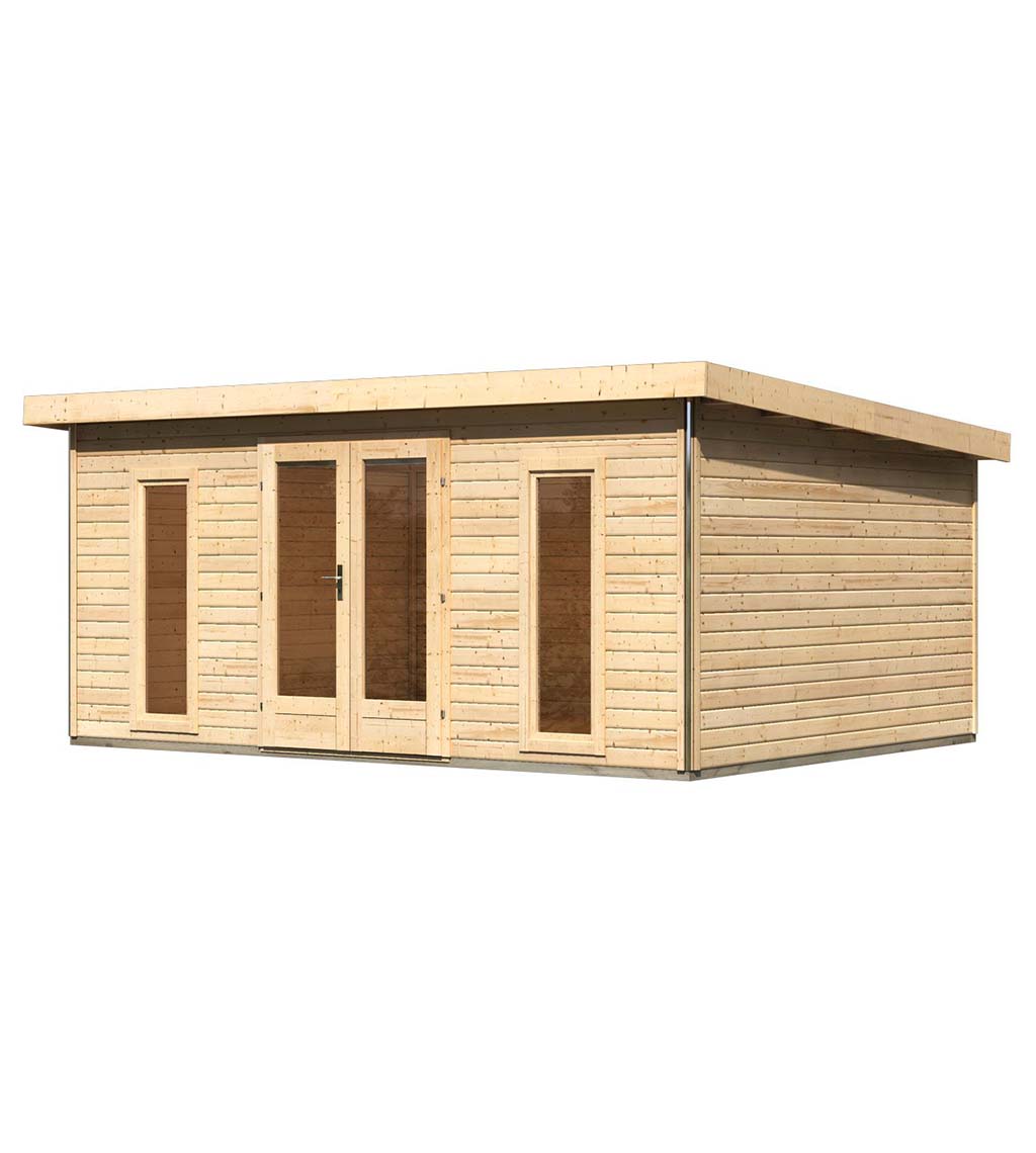 Karibu Pultdach Gartenhaus Radeburg 4