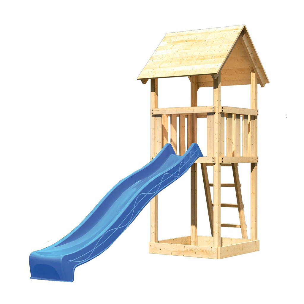 Karibu Spielturm Lotti Basisturm inkl. Rutsche