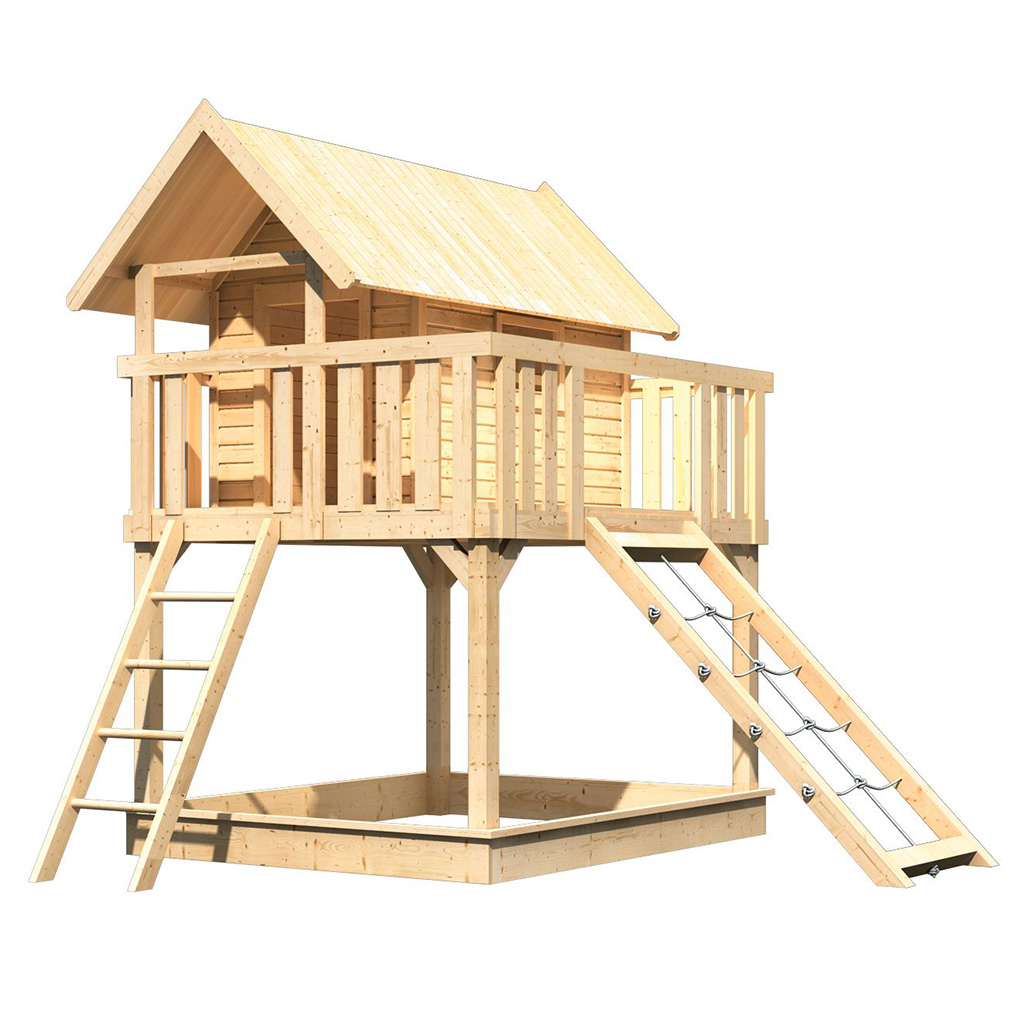 Karibu Stelzenhaus Fidel inkl. Kletteranbau
