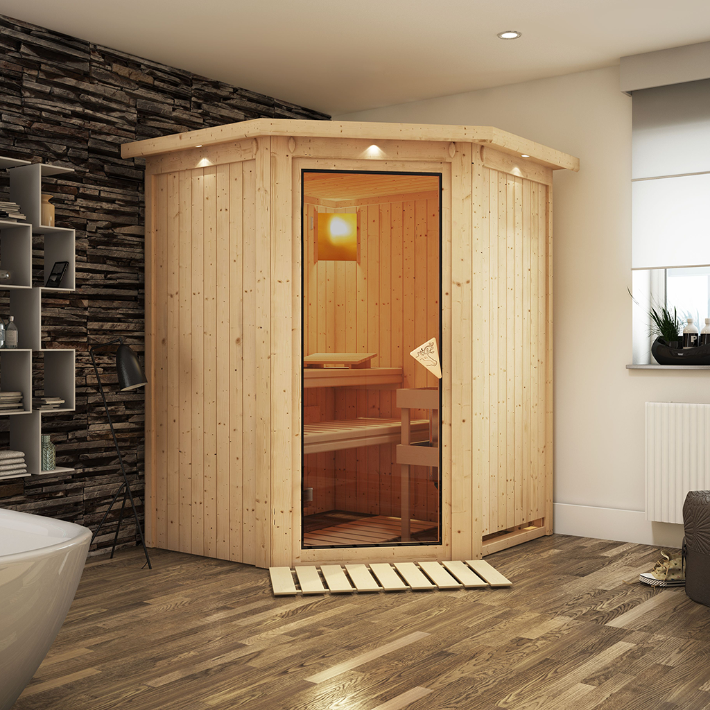 Karibu 68 mm System Sauna Larin