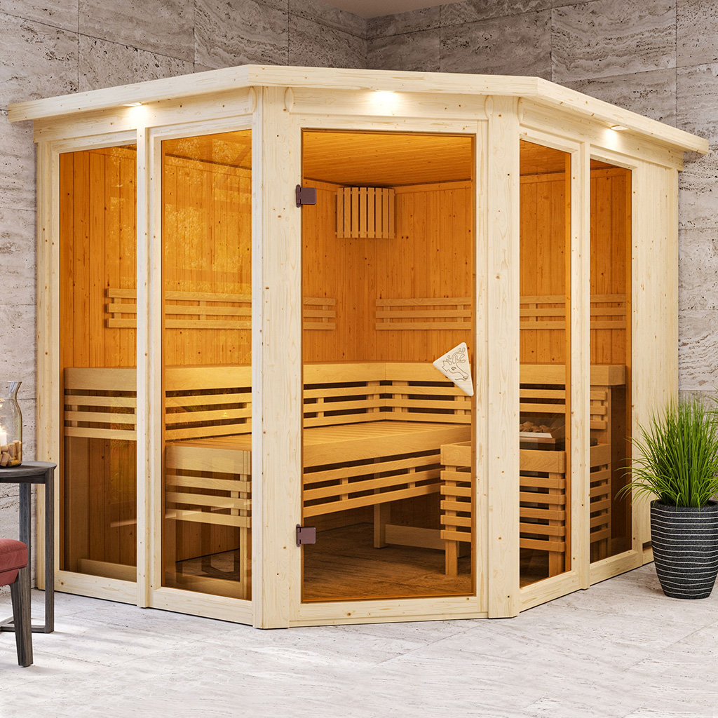 Karibu 68 mm System Sauna Ainur