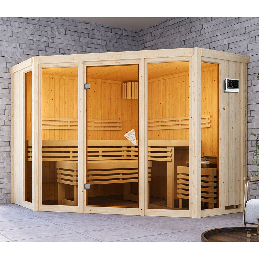 Karibu 68 mm System Sauna Alcinda