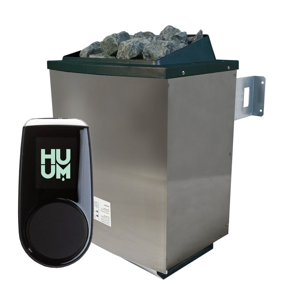 Saunaofen 9 kW mit elektronischer Außensteuerung Huum