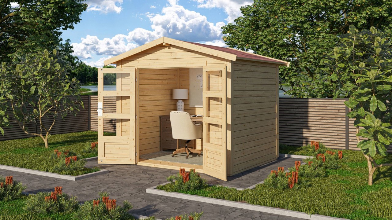 Express Angebot 19 mm Karibu Gartenhaus Grenada